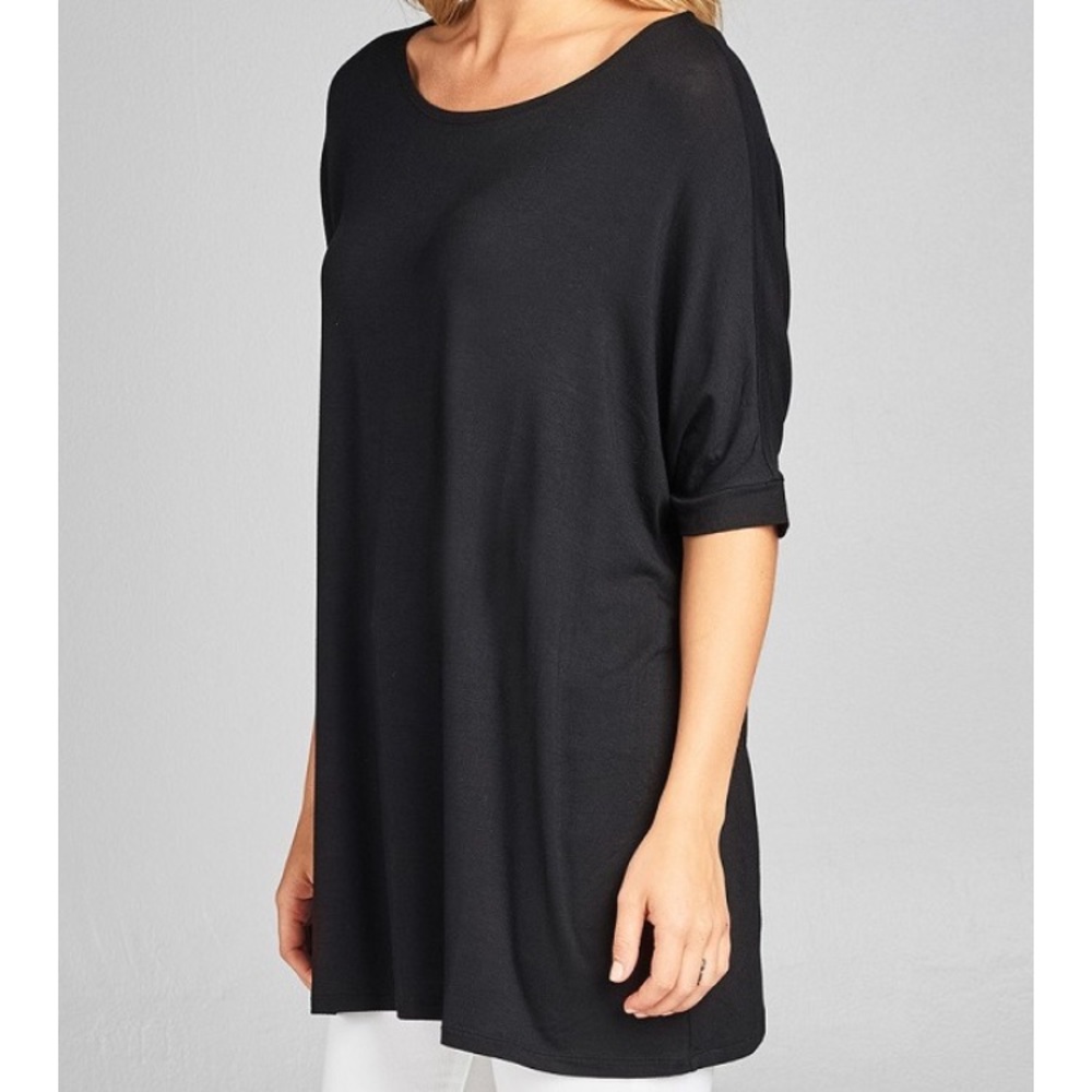 The Lila Tunic- Black